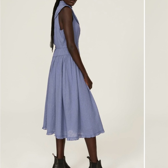 Pamela Love Rent the Runway Blue  Midi Dress medium - Picture 2 of 7